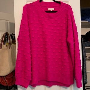 Loft Hot Pink Sweater